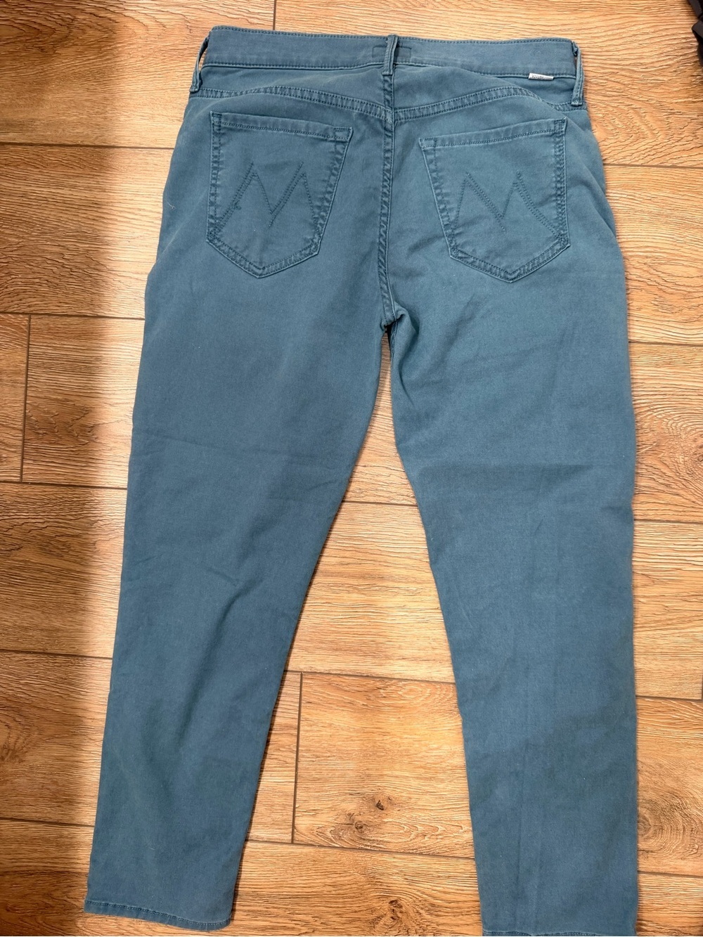 MOTHER The Drop out Jeans in A walk in the park 0193 - Picture 2 of 4